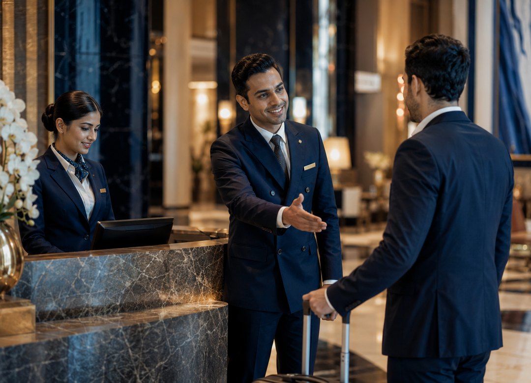 Hotel team at a luxury property in Dubai